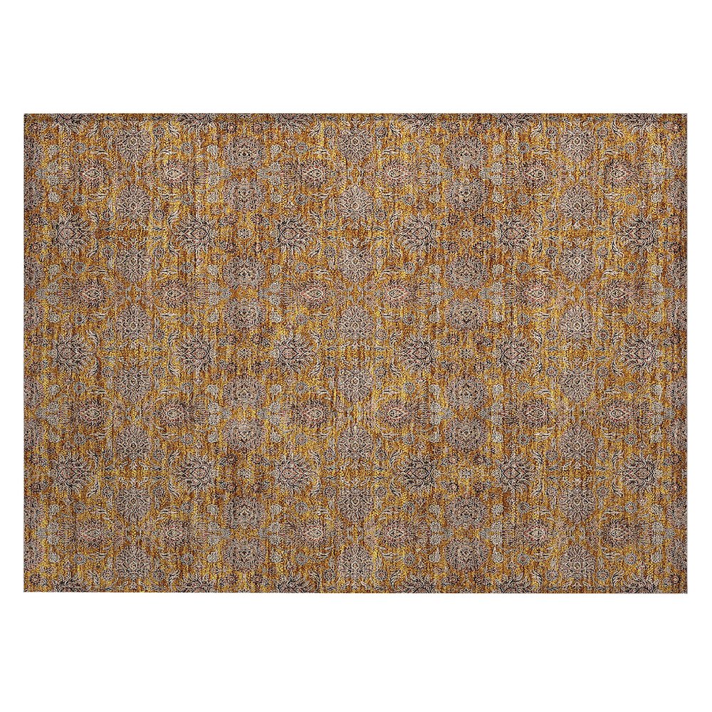 Chantille ACN702 Orange 1'8" x 2'6" Rug. Picture 1