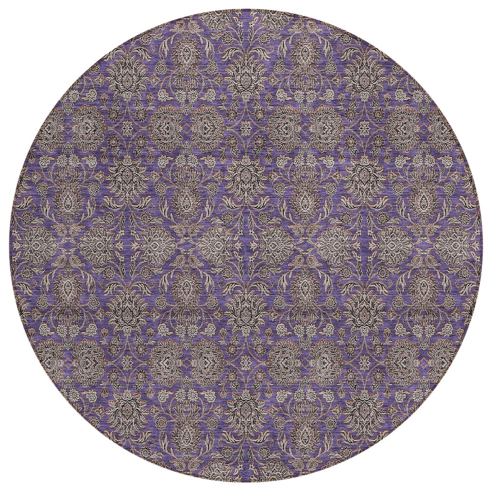 Chantille ACN702 Purple 8' x 8' Rug. Picture 1