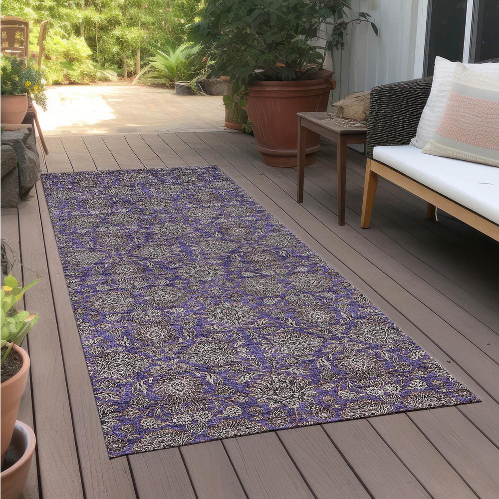 Chantille ACN702 Purple 2'3" x 7'6" Rug. Picture 7