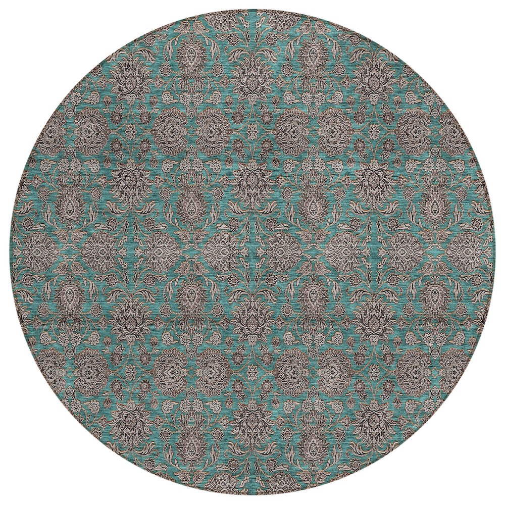 Chantille ACN702 Teal 8' x 8' Rug. Picture 1