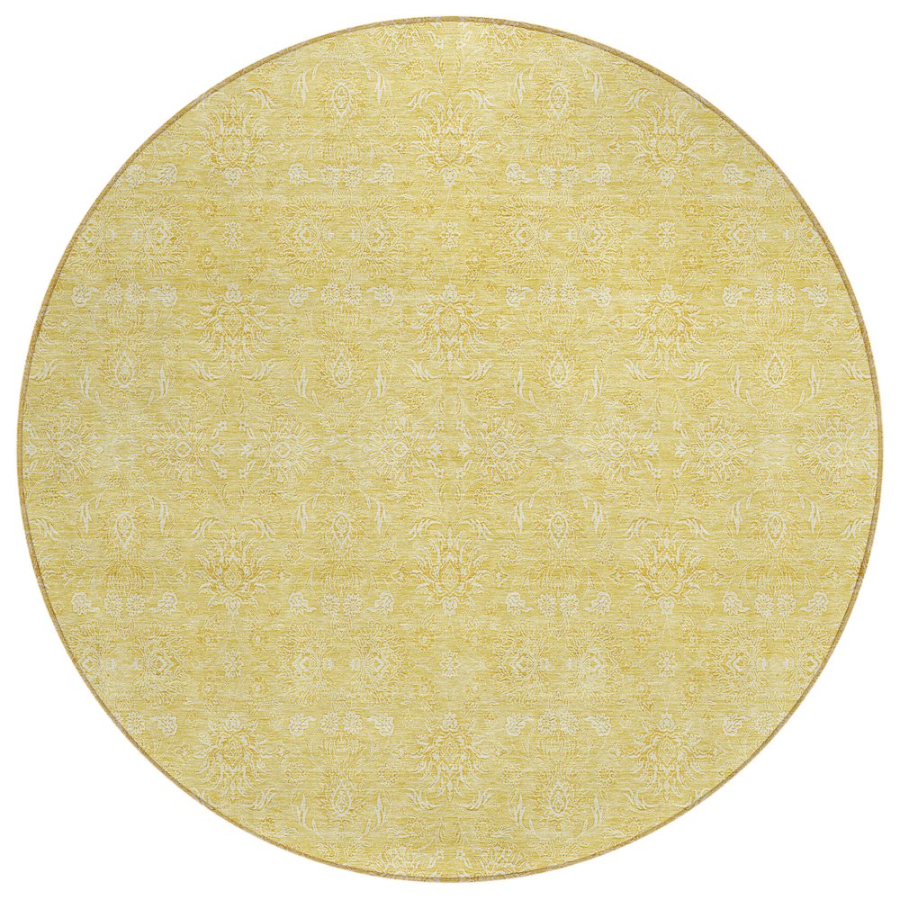 Chantille ACN703 Gold 8' x 8' Rug. Picture 1