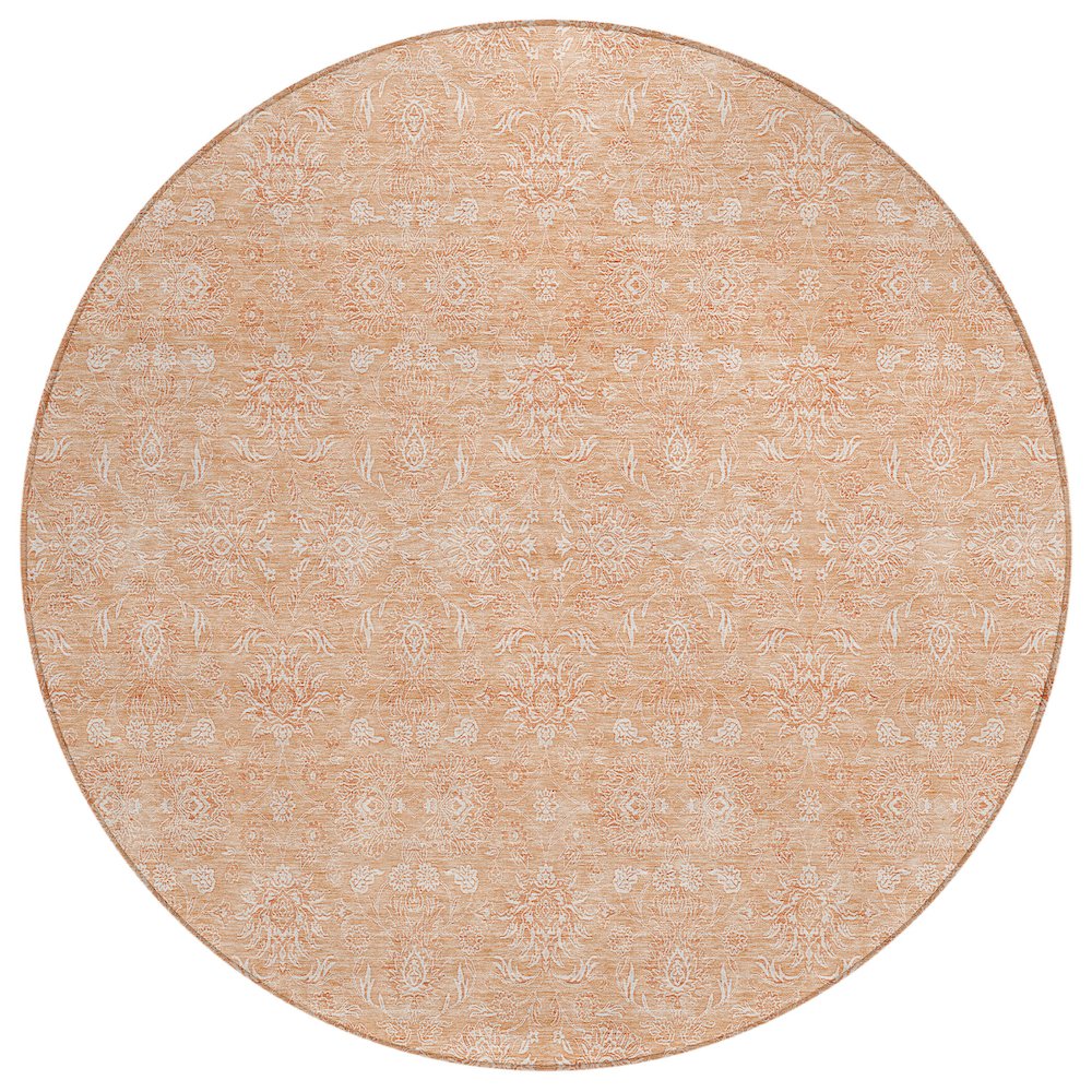 Chantille ACN703 Orange 8' x 8' Rug. Picture 1