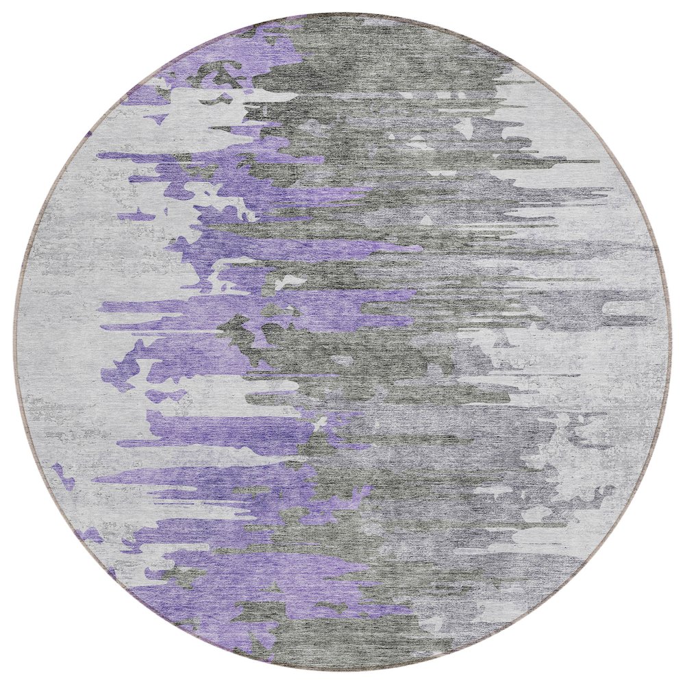 Chantille ACN704 Purple 8' x 8' Rug. Picture 1