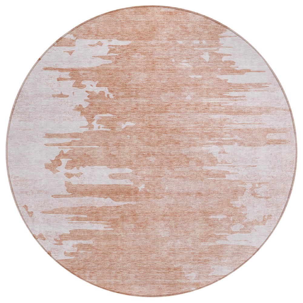 Chantille ACN705 Orange 8' x 8' Rug. Picture 1