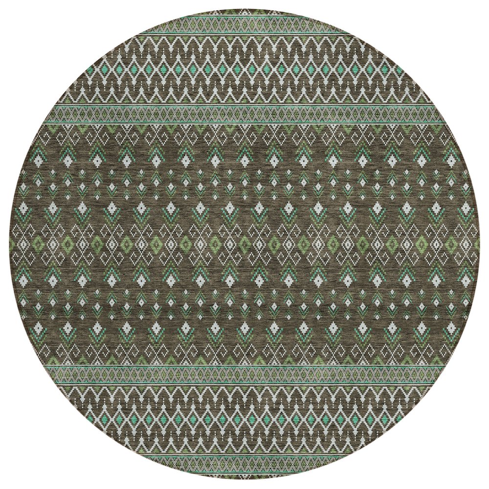Chantille ACN708 Brown 8' x 8' Rug. Picture 1