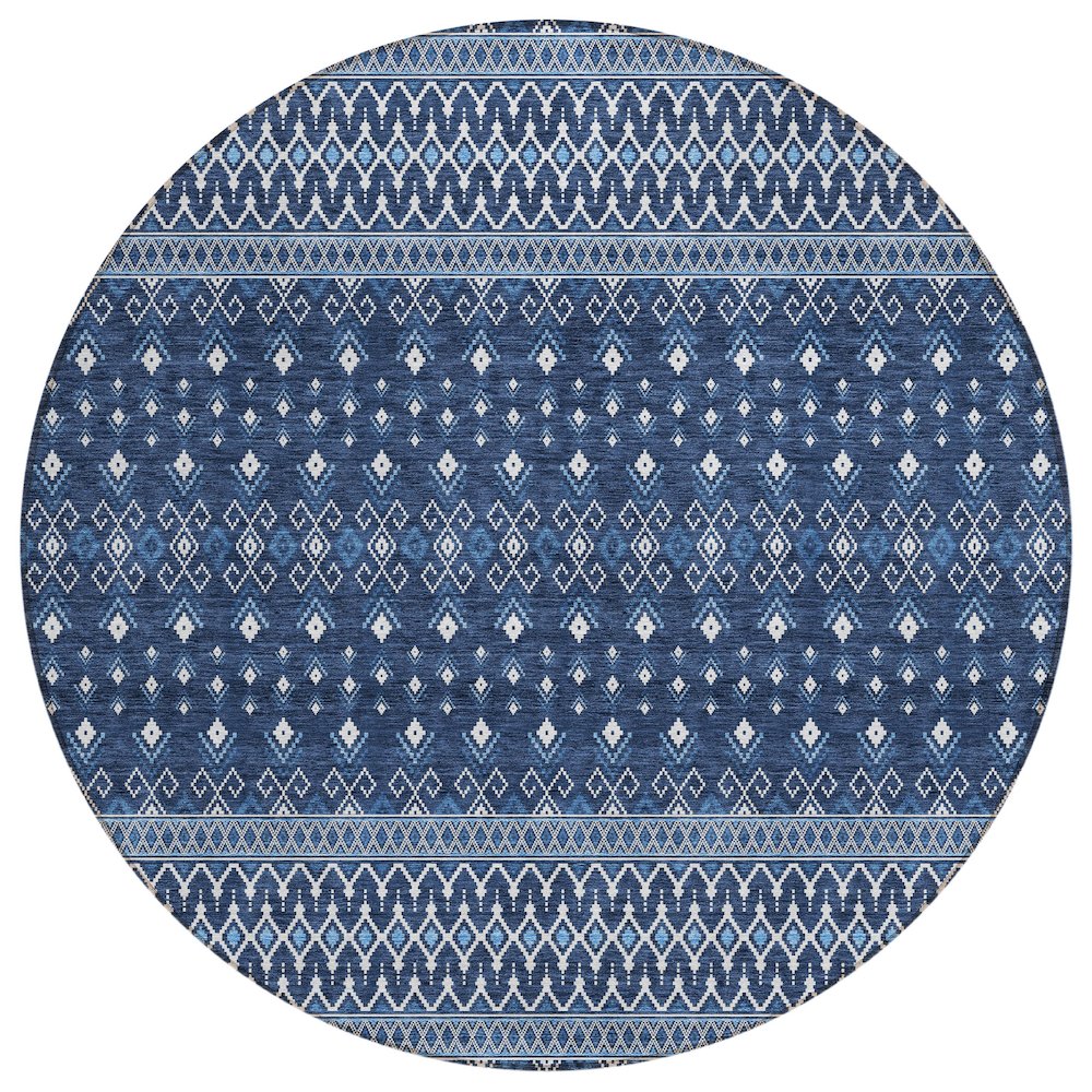 Chantille ACN708 Blue 8' x 8' Rug. Picture 1