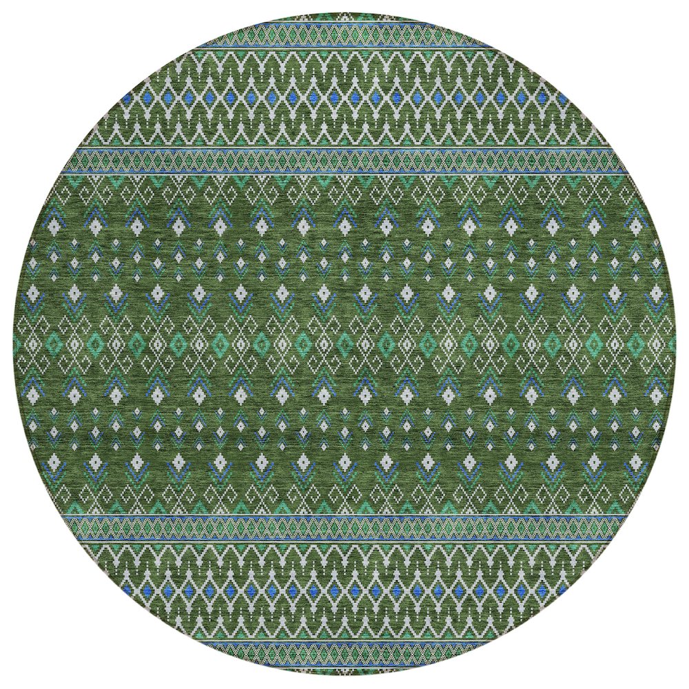 Chantille ACN708 Green 8' x 8' Rug. Picture 1