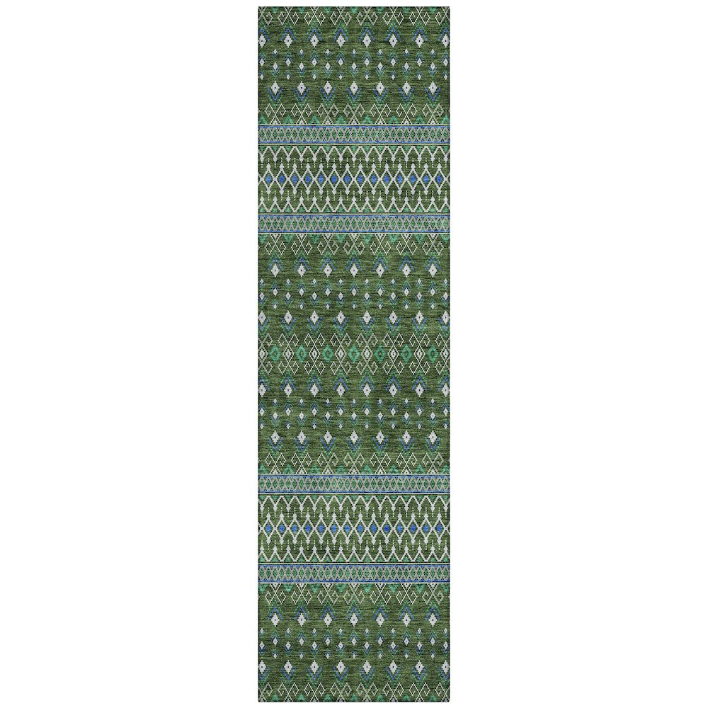 Chantille ACN708 Green 2'3" x 7'6" Rug. Picture 1