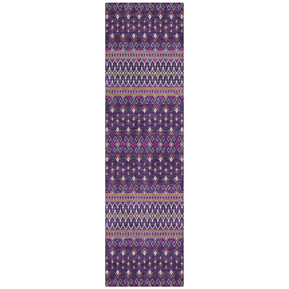 Chantille ACN708 Purple 2'3" x 7'6" Rug. Picture 1