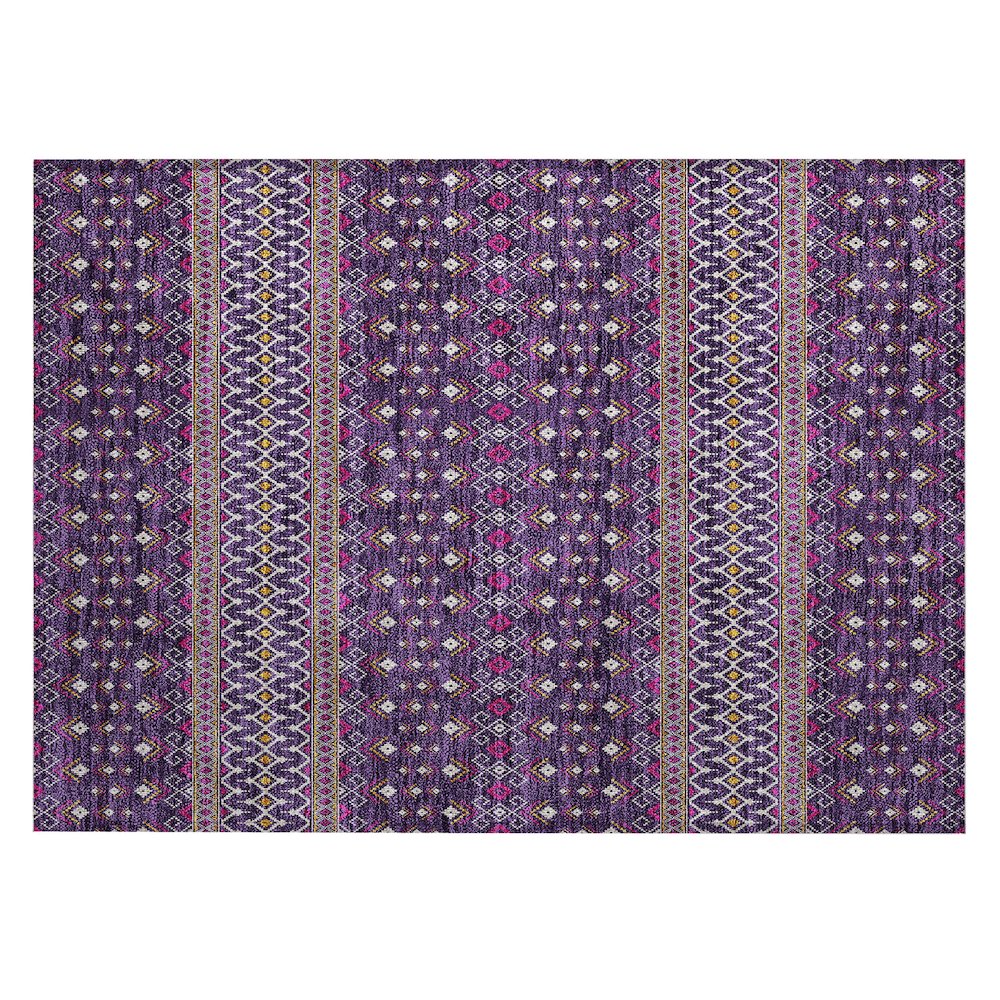 Chantille ACN708 Purple 1'8" x 2'6" Rug. Picture 1