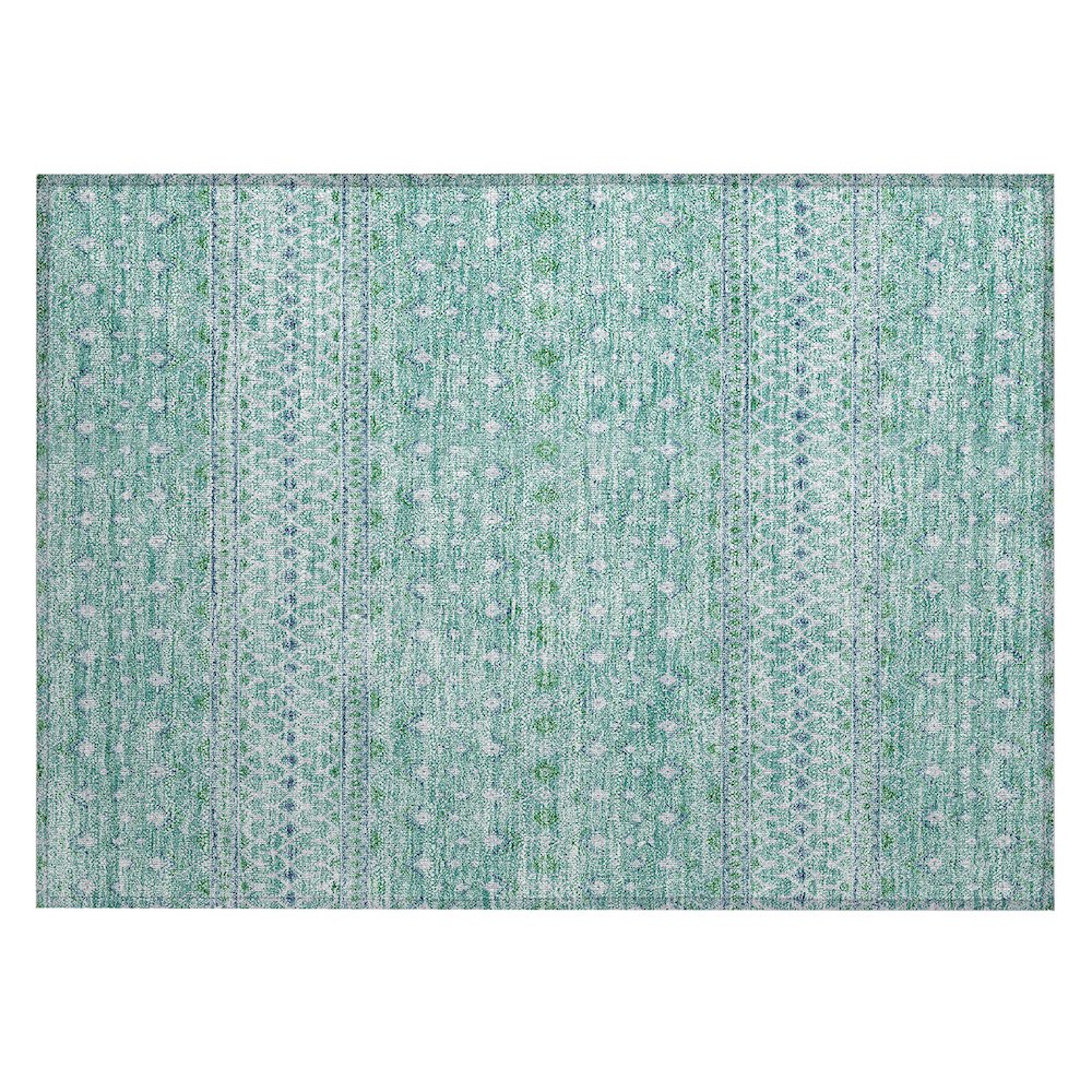 Chantille ACN709 Teal 1'8" x 2'6" Rug. Picture 1