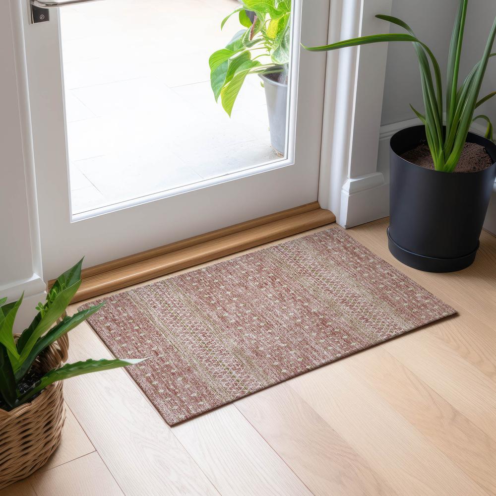 Chantille ACN709 Pink 1'8" x 2'6" Rug. Picture 6