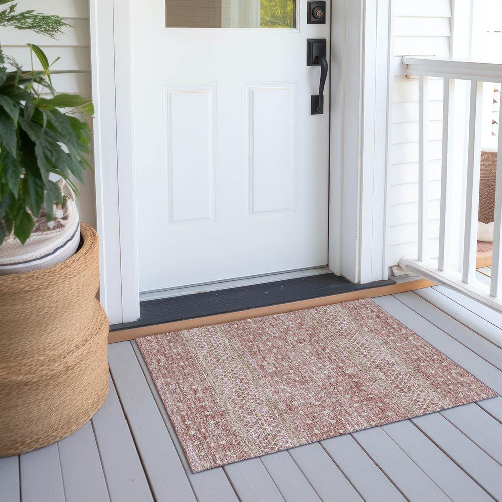 Chantille ACN709 Pink 1'8" x 2'6" Rug. Picture 7
