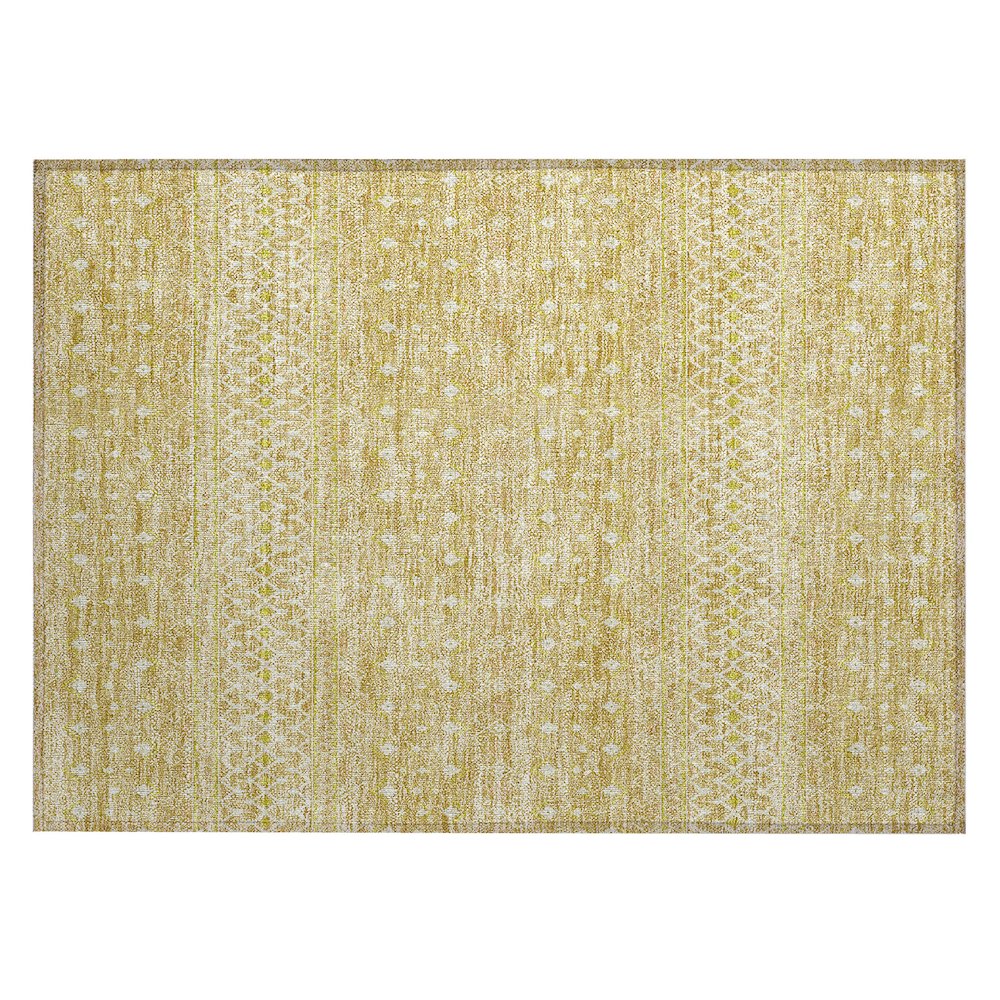 Chantille ACN709 Gold 1'8" x 2'6" Rug. Picture 1