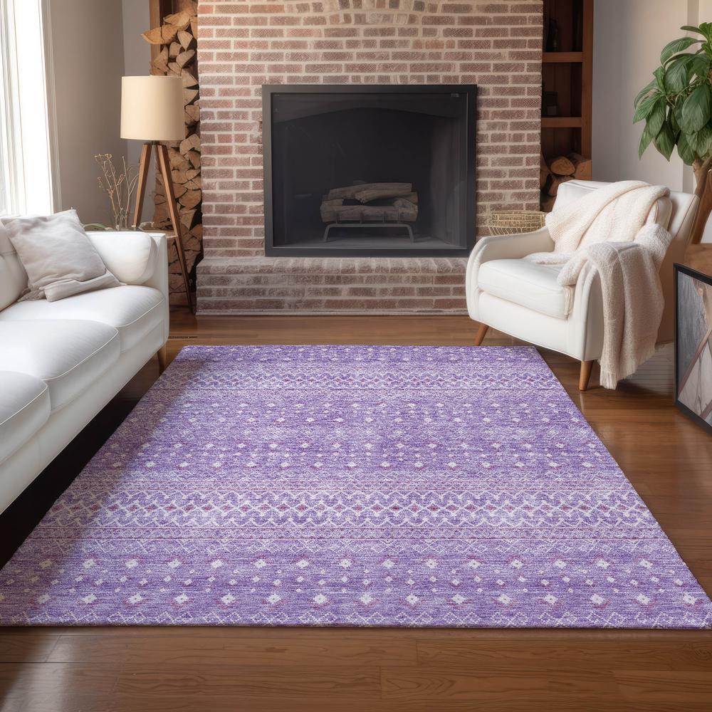 Chantille ACN709 Purple 2'6" x 3'10" Rug. Picture 7