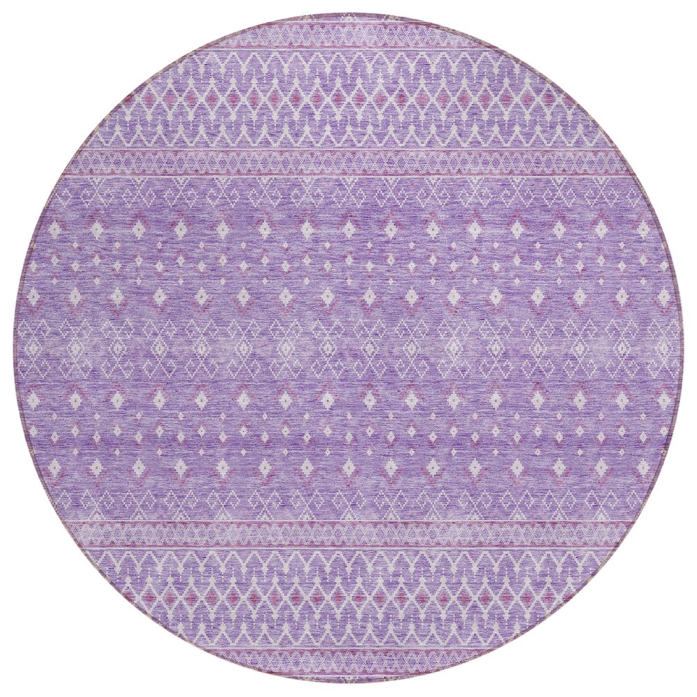 Chantille ACN709 Purple 8' x 8' Rug. Picture 1