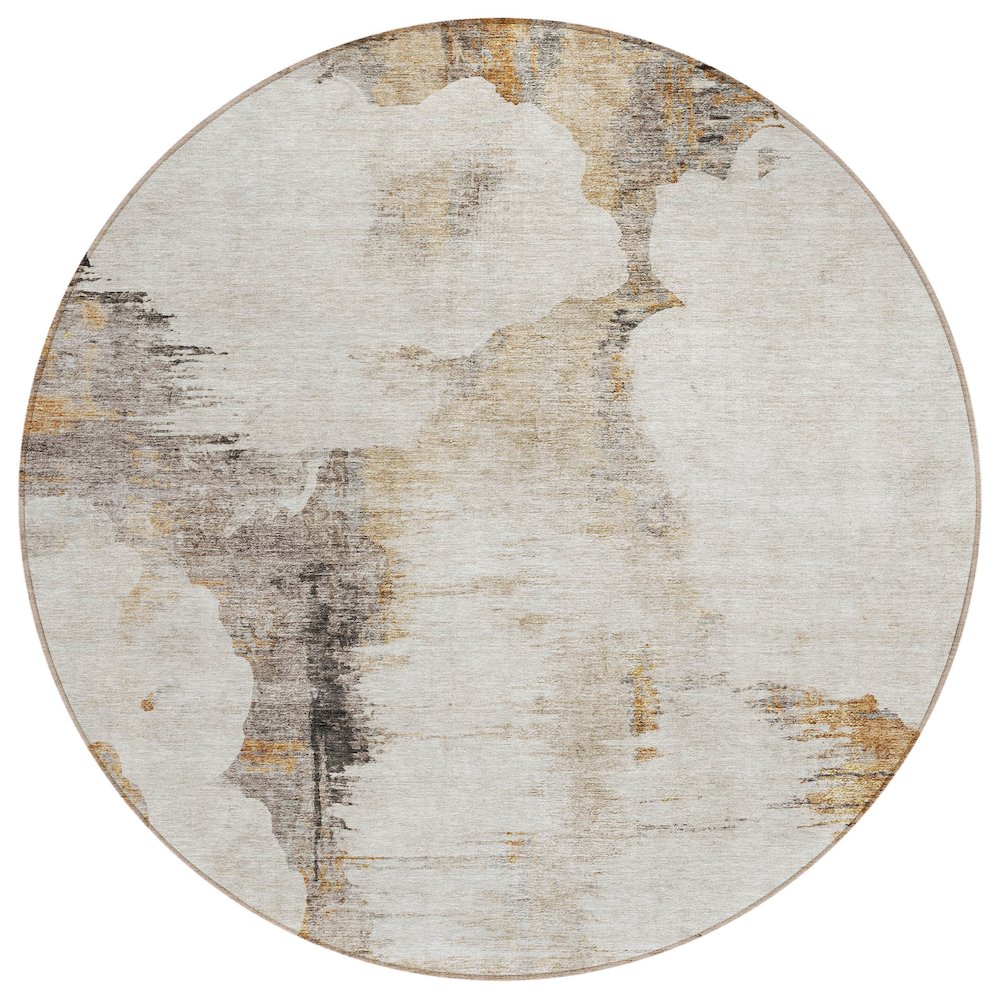 Chantille ACN710 Brown 8' x 8' Rug. Picture 1