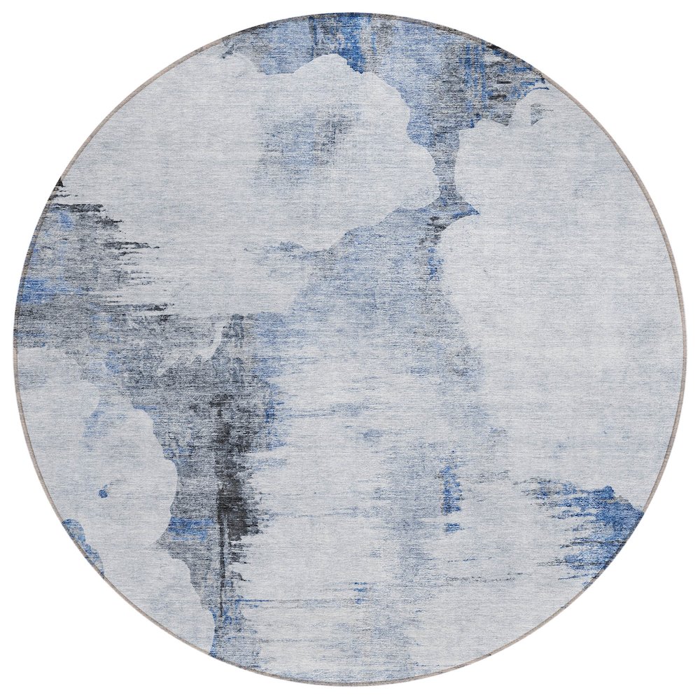 Chantille ACN710 Blue 8' x 8' Rug. Picture 1