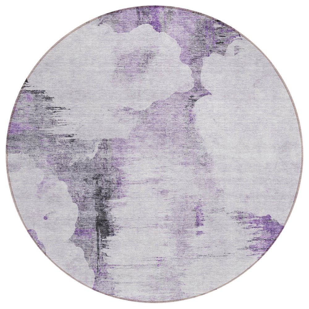 Chantille ACN710 Purple 8' x 8' Rug. Picture 1