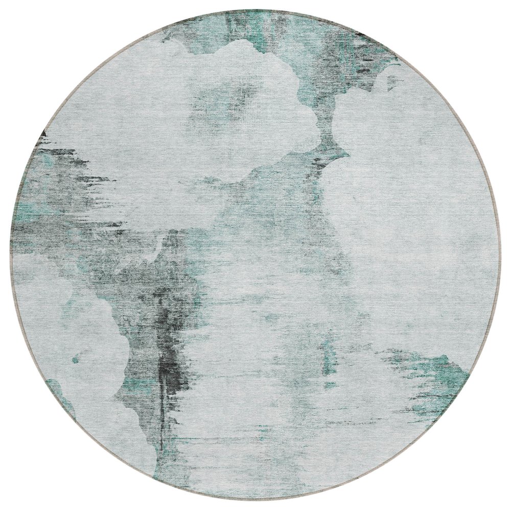 Chantille ACN710 Teal 8' x 8' Rug. Picture 1