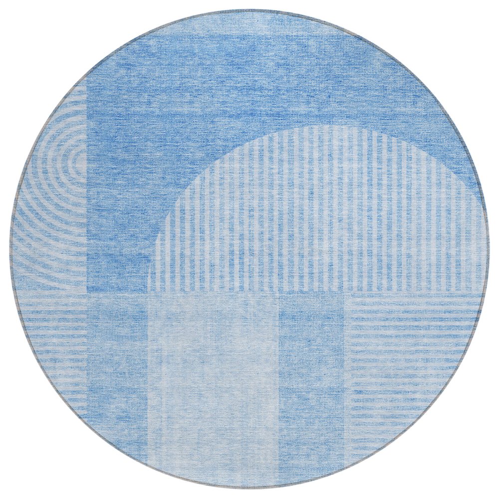 Chantille ACN711 Blue 8' x 8' Rug. Picture 1