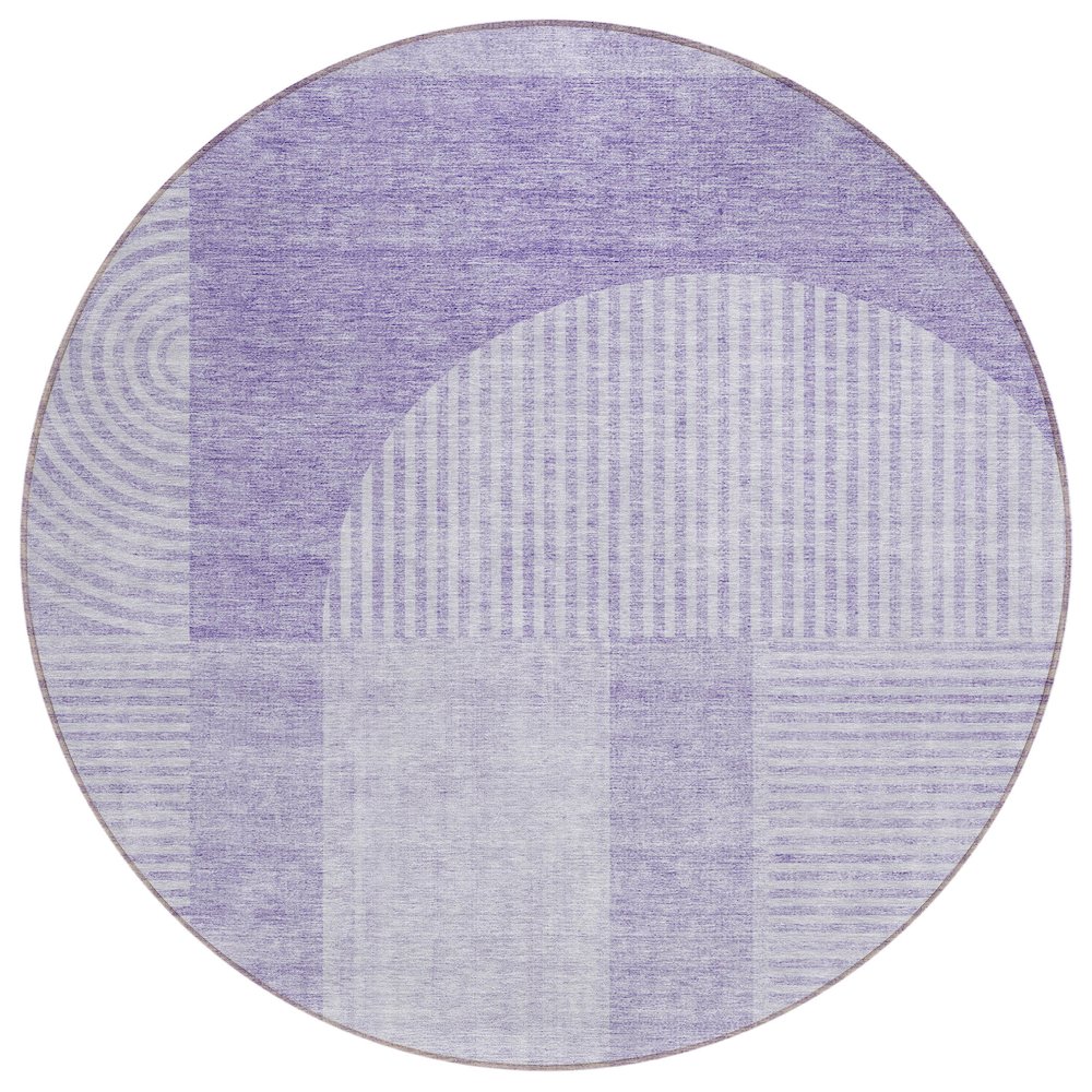 Chantille ACN711 Purple 8' x 8' Rug. Picture 1