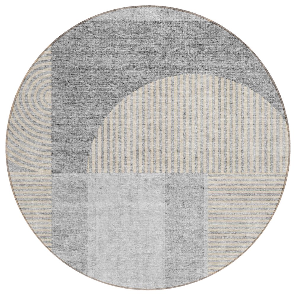 Chantille ACN711 Gray 8' x 8' Rug. Picture 1