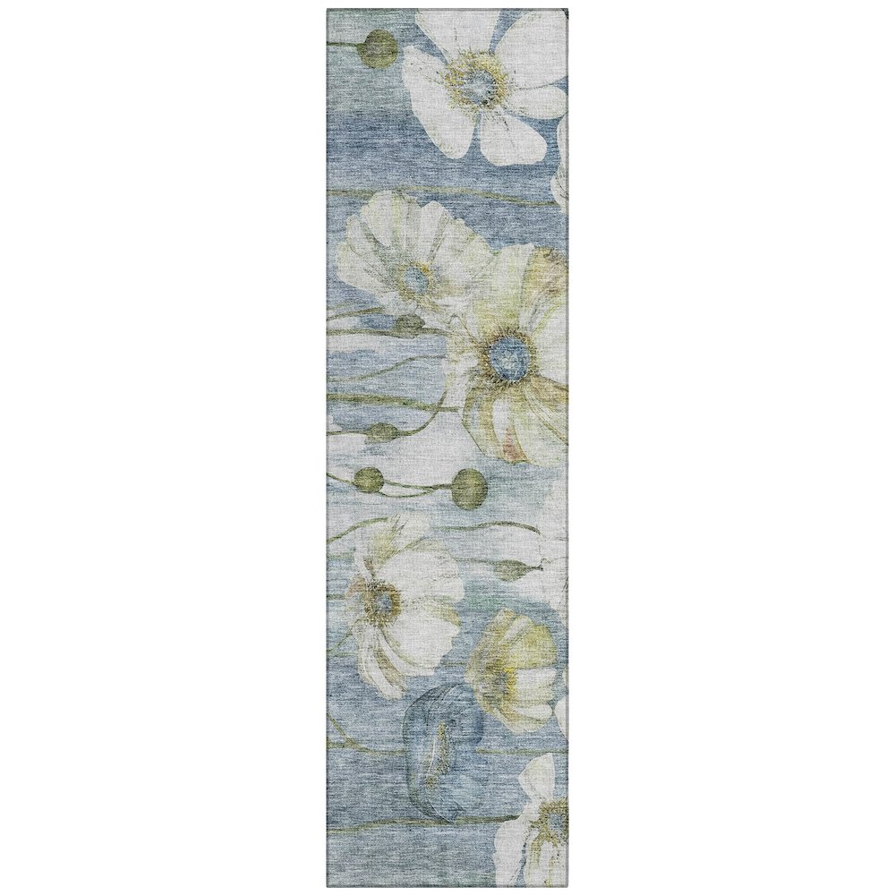 Chantille ACN712 Blue 2'3" x 7'6" Rug. Picture 1