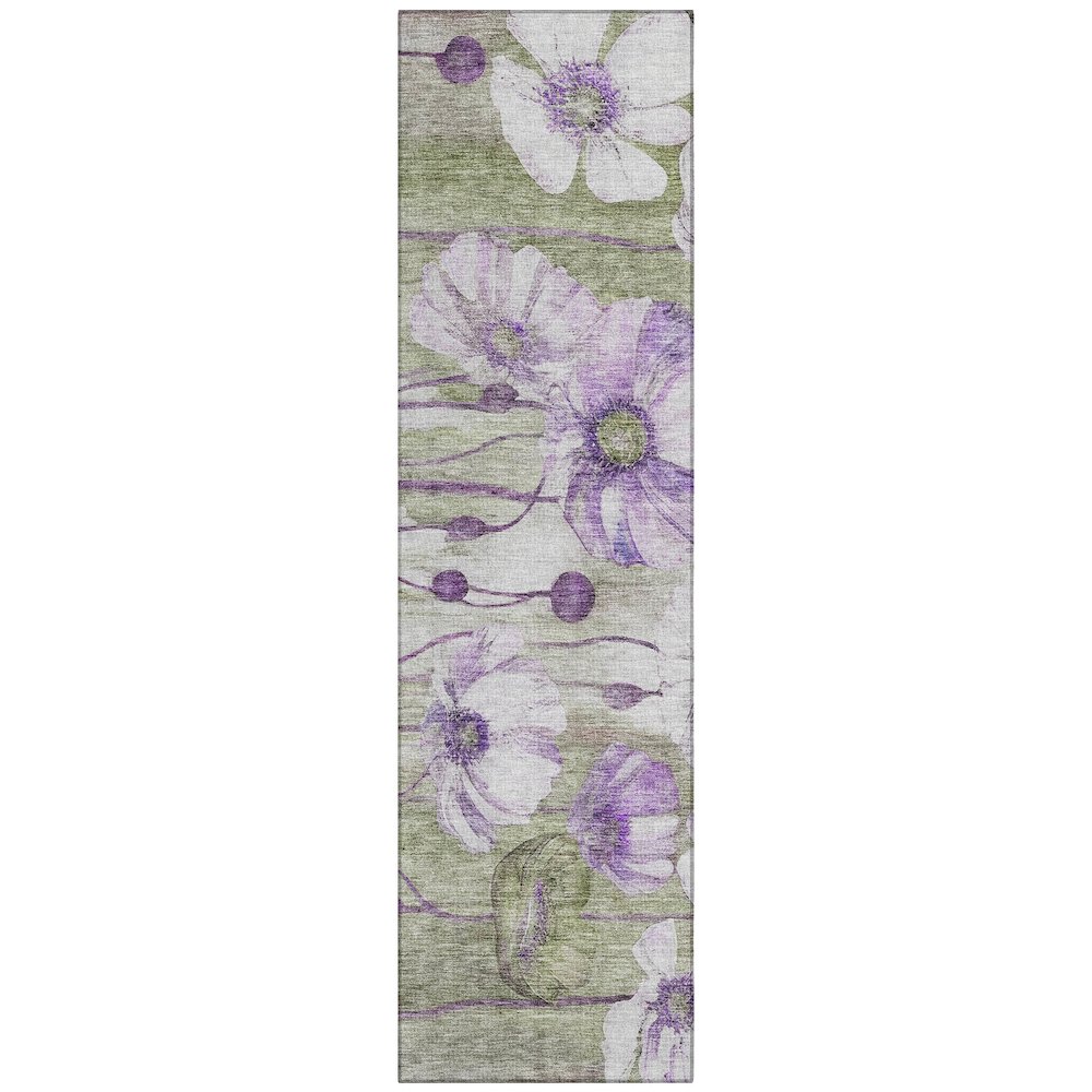 Chantille ACN712 Purple 2'3" x 7'6" Rug. Picture 1