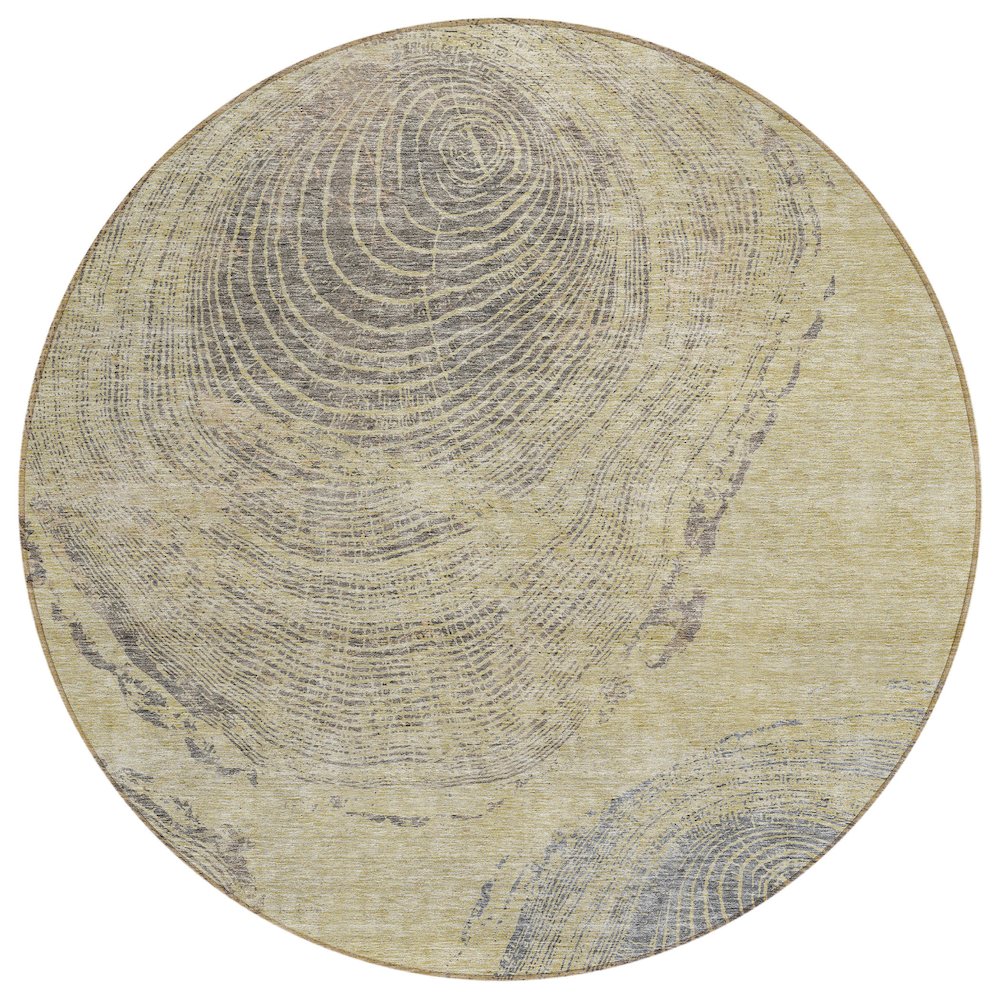 Chantille ACN713 Brown 8' x 8' Rug. Picture 1
