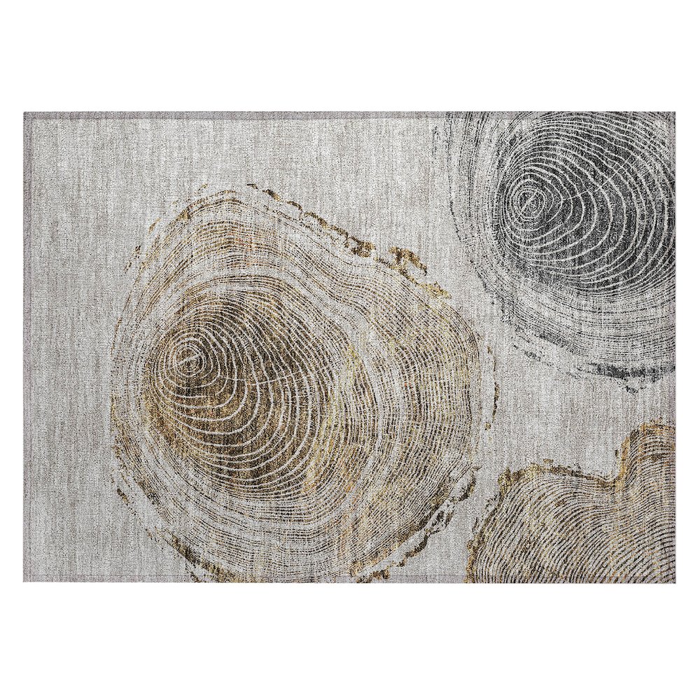 Chantille ACN713 Brown 1'8" x 2'6" Rug. Picture 1