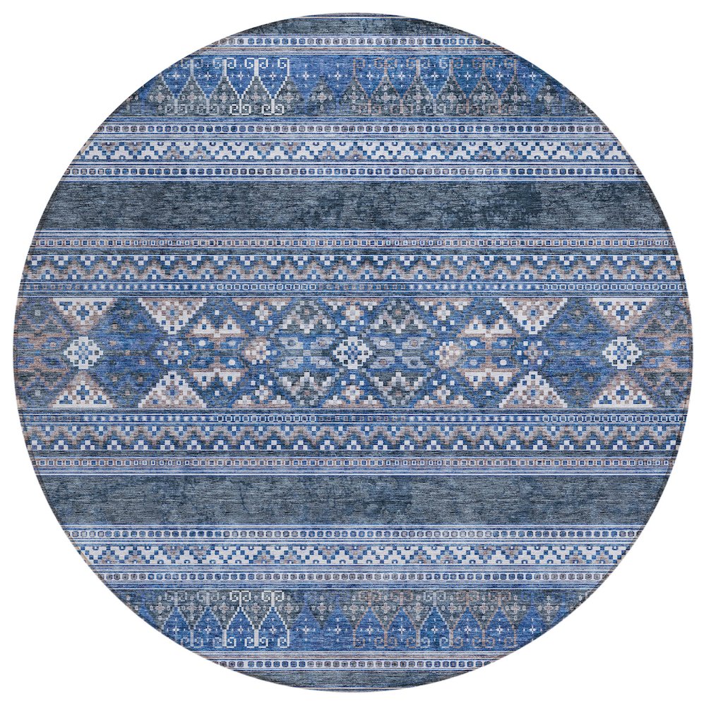 Chantille ACN714 Blue 8' x 8' Rug. Picture 1