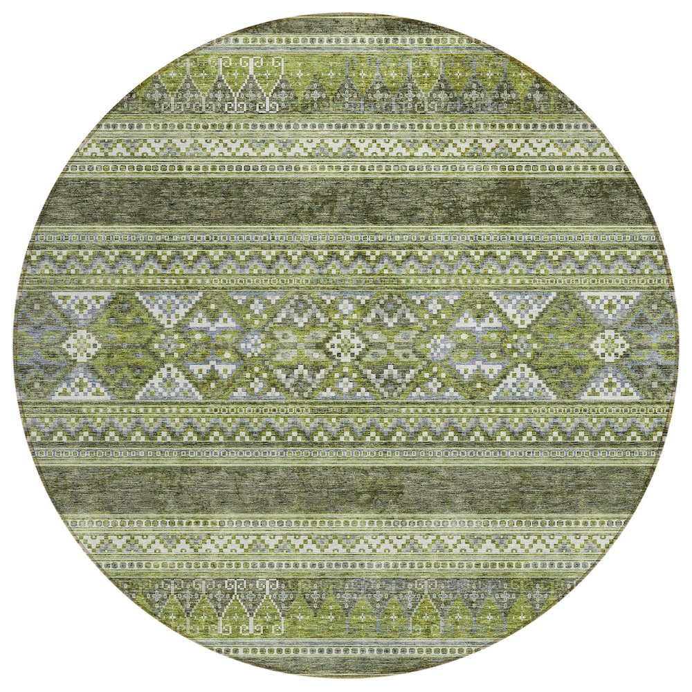Chantille ACN714 Green 8' x 8' Rug. Picture 1