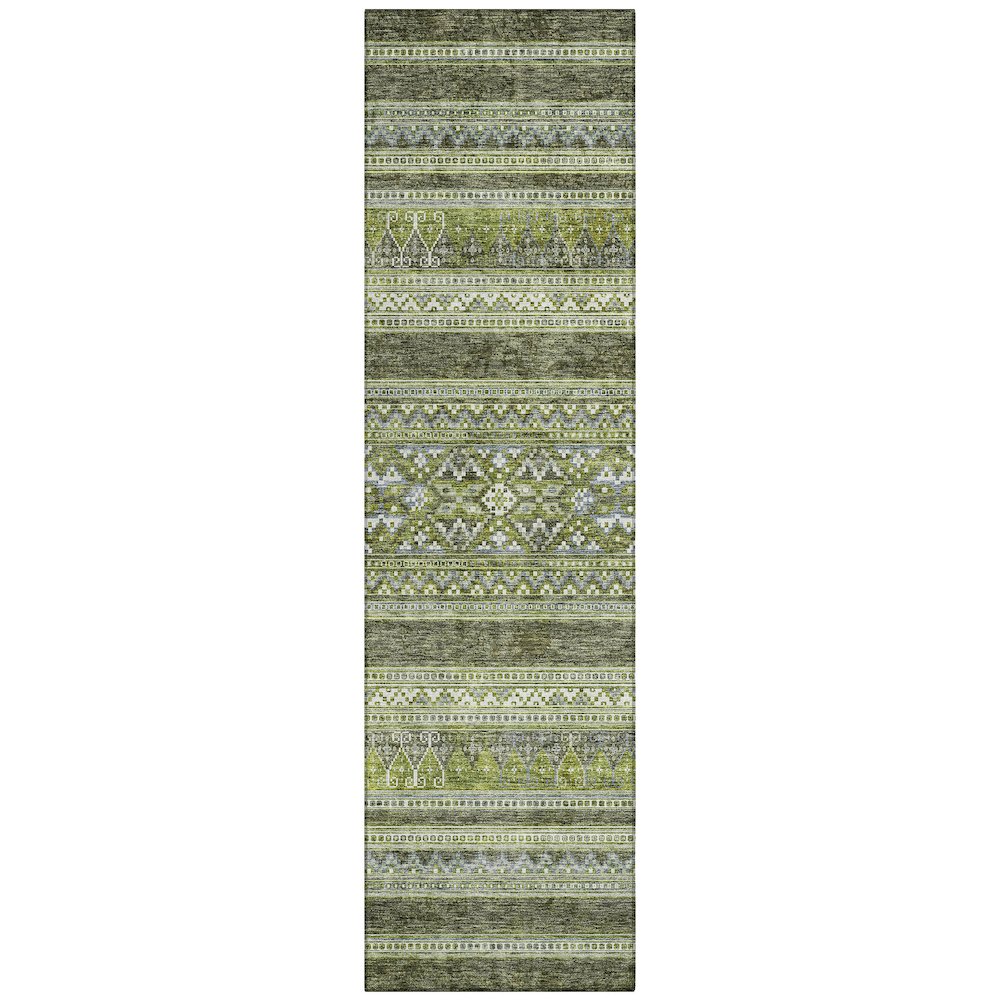 Chantille ACN714 Green 2'3" x 7'6" Rug. Picture 1