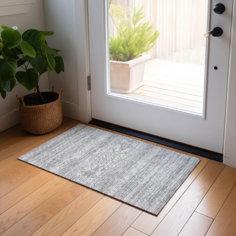 Chantille ACN714 Gray 1'8" x 2'6" Rug. Picture 6