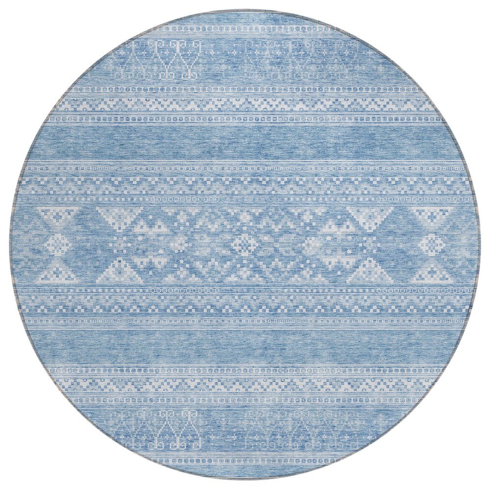 Chantille ACN714 Blue 8' x 8' Rug. Picture 1