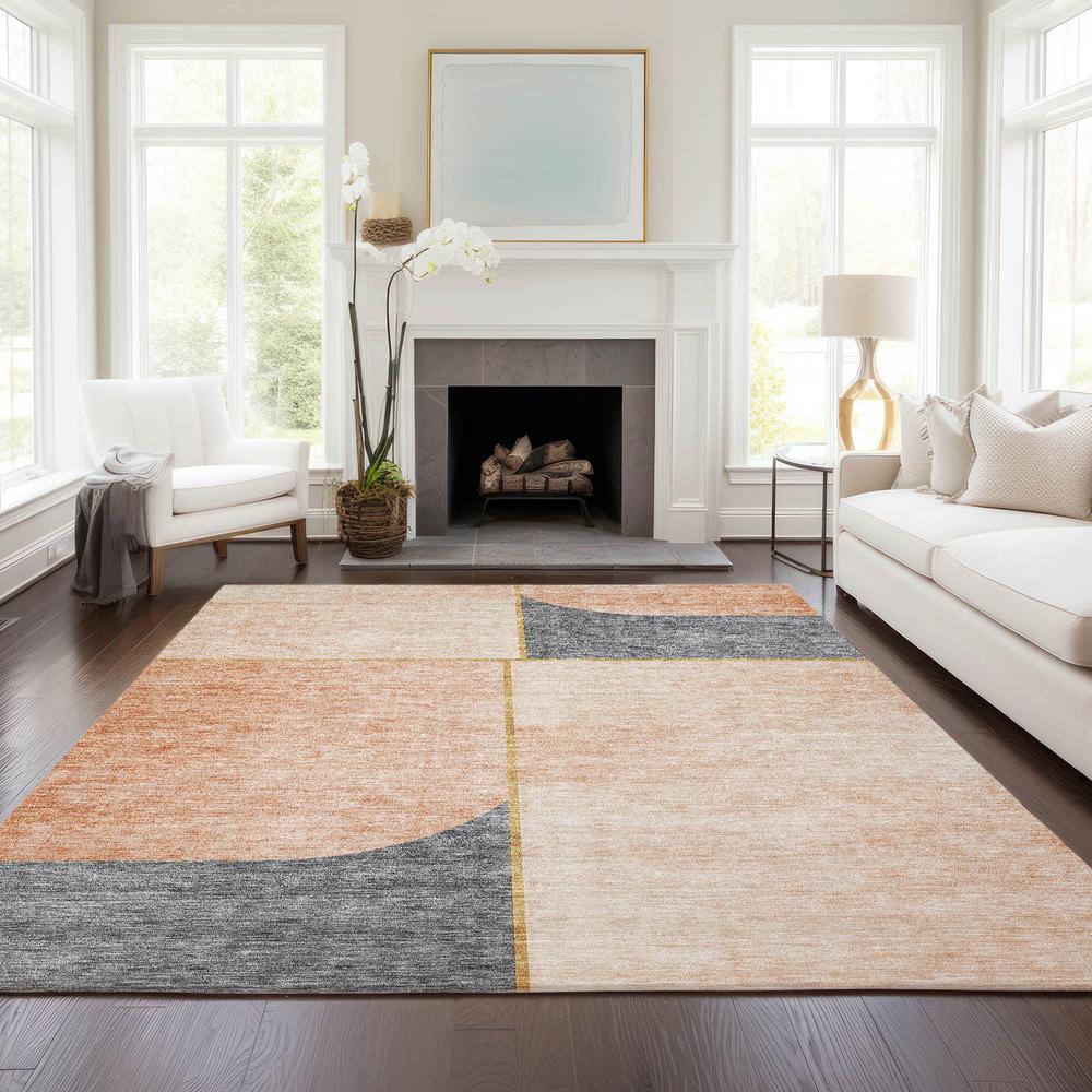 Chantille ACN717 Orange 2'6" x 3'10" Rug. Picture 6