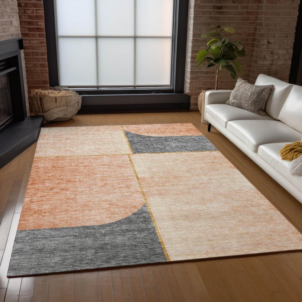 Chantille ACN717 Orange 2'6" x 3'10" Rug. Picture 7