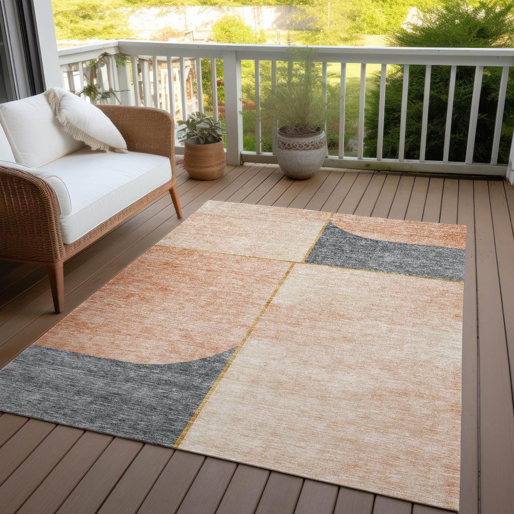 Chantille ACN717 Orange 2'6" x 3'10" Rug. Picture 8