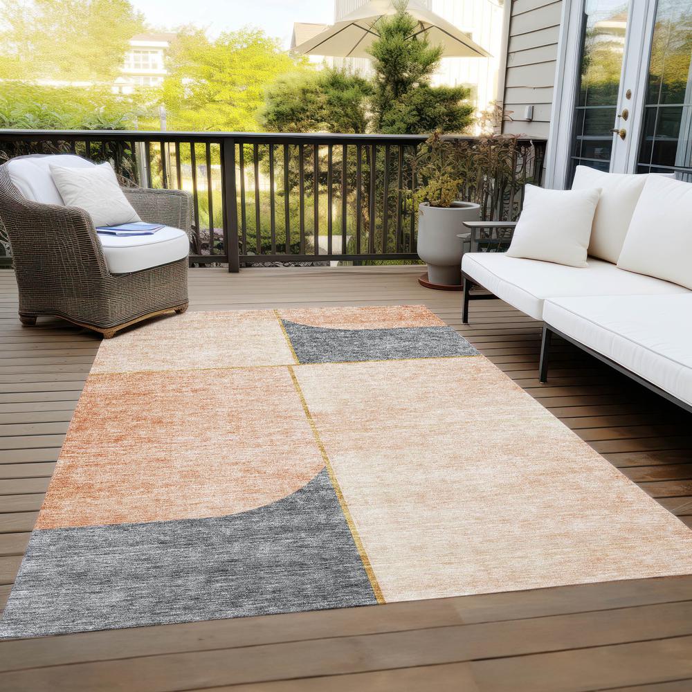 Chantille ACN717 Orange 2'6" x 3'10" Rug. Picture 9