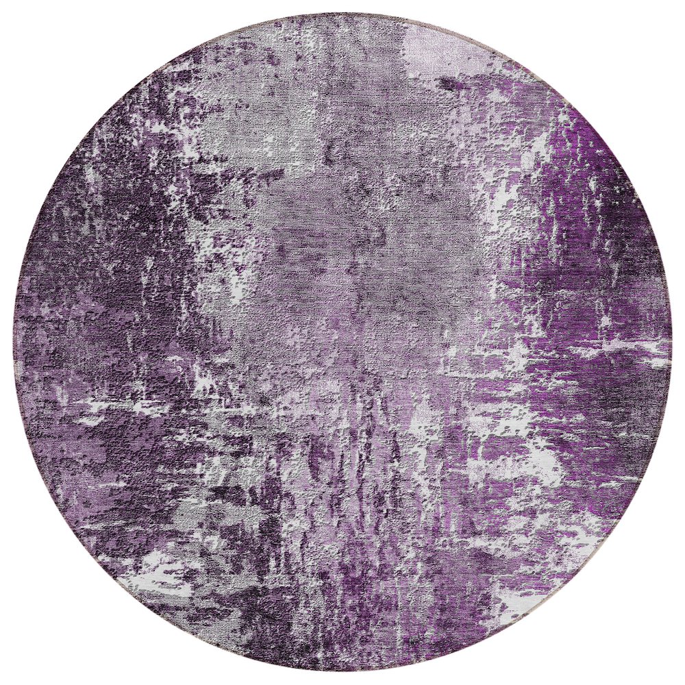 Chantille ACN718 Purple 8' x 8' Rug. Picture 1