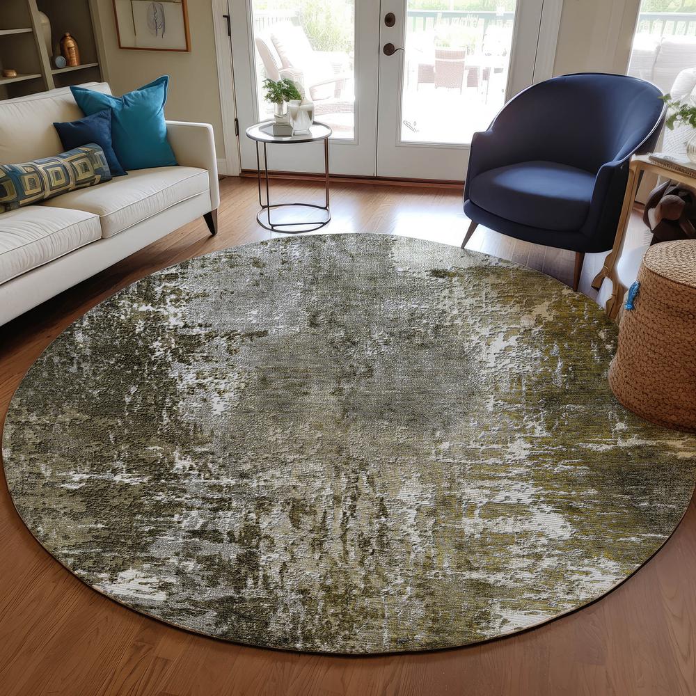 Chantille ACN718 Brown 8' x 8' Rug. Picture 6