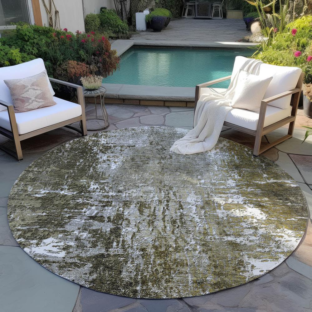Chantille ACN718 Brown 8' x 8' Rug. Picture 7