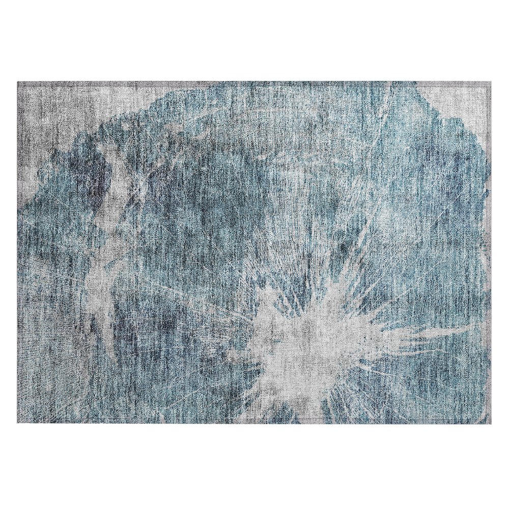 Chantille ACN719 Teal 1'8" x 2'6" Rug. Picture 1