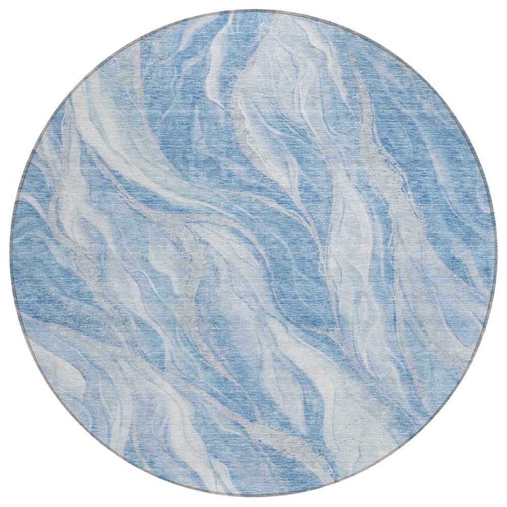 Chantille ACN720 Blue 8' x 8' Rug. Picture 1