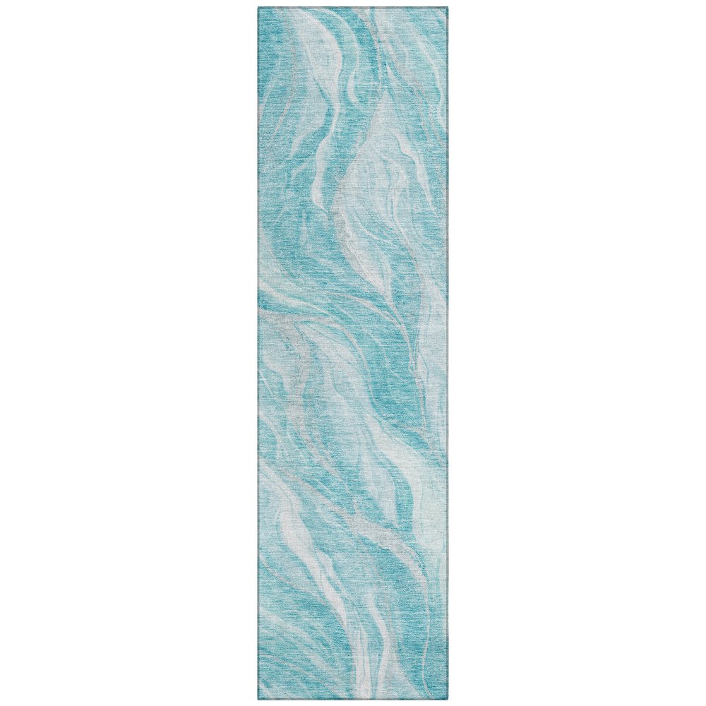 Chantille ACN720 Teal 2'3" x 7'6" Rug. Picture 1