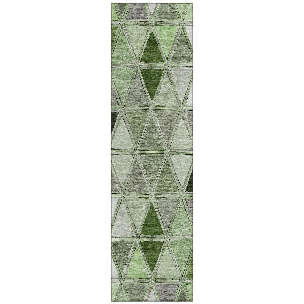 Chantille ACN722 Green 2'3" x 7'6" Rug. Picture 1