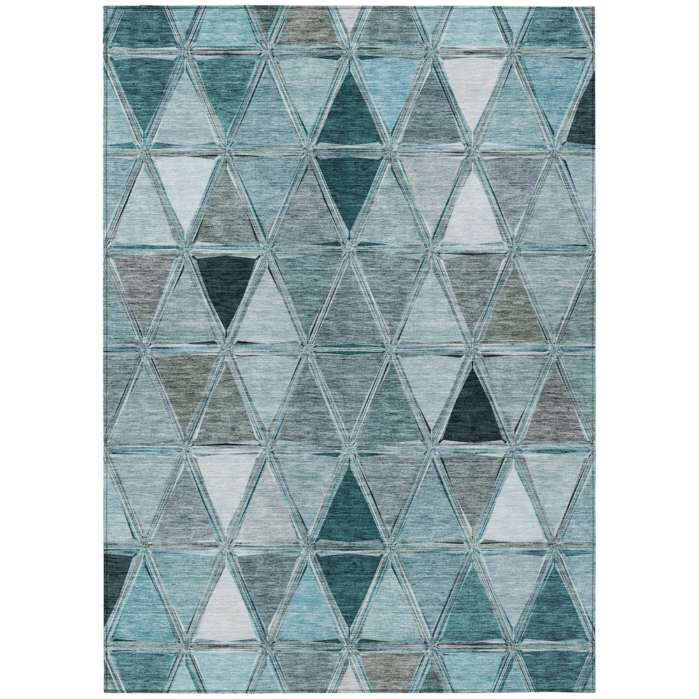 Chantille ACN722 Teal 2'6" x 3'10" Rug. Picture 1