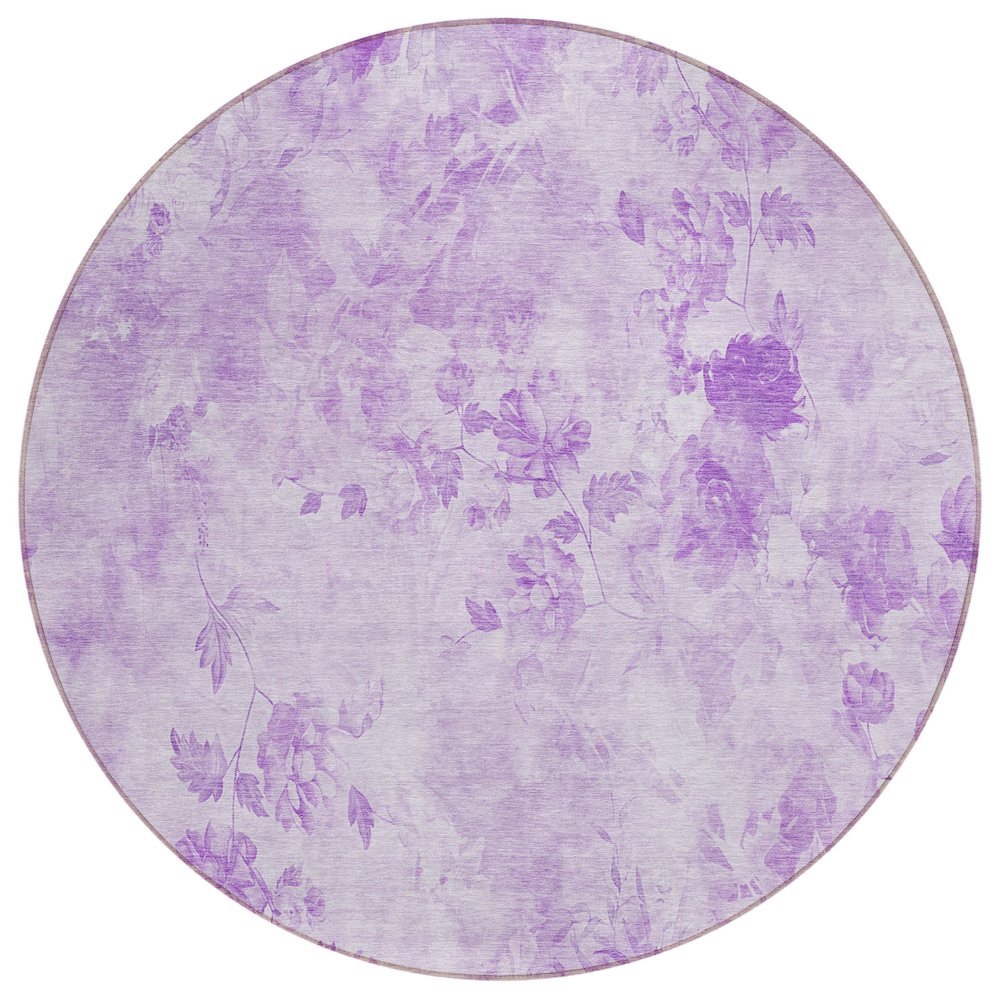 Chantille ACN724 Purple 8' x 8' Rug. Picture 1