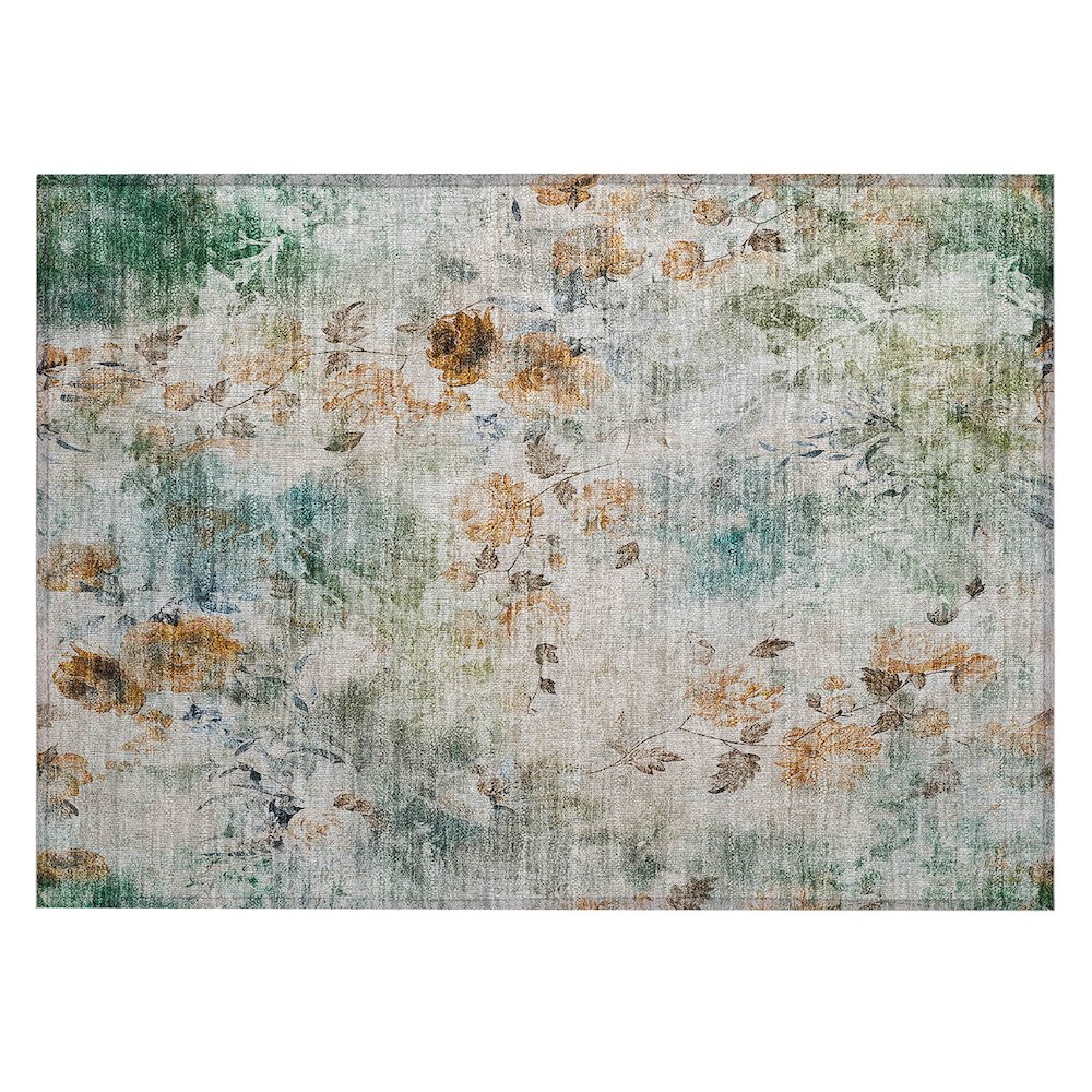 Chantille ACN724 Teal 1'8" x 2'6" Rug. Picture 1